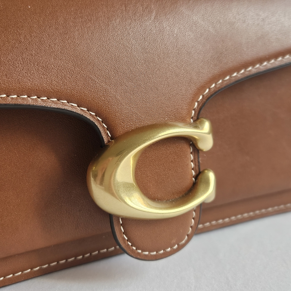Coach Tabby 20 Shoulder Bag in Tan Brown - Picture 3 of 14